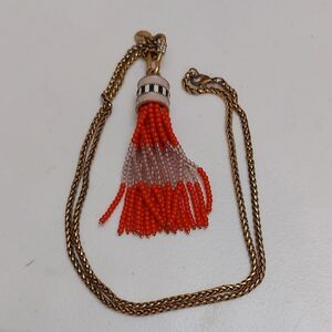 Stella & Dot Brio Tassell Statement Necklace Repaired